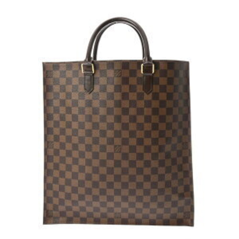 Louis Vuitton Damier Sac Plat Brown Canvas Tote Bag